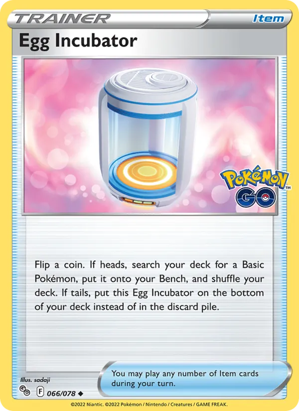 Egg Incubator #066 – Pokémon GO card