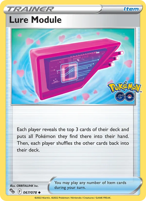 Lure Module #067 – Pokémon GO card