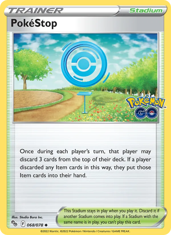 PokéStop #068 – Pokémon GO card