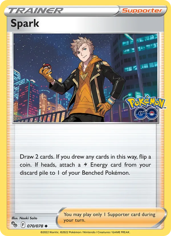Spark #070 – Pokémon GO card