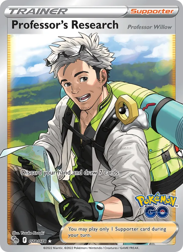 Professor's Research #078 – Pokémon GO card