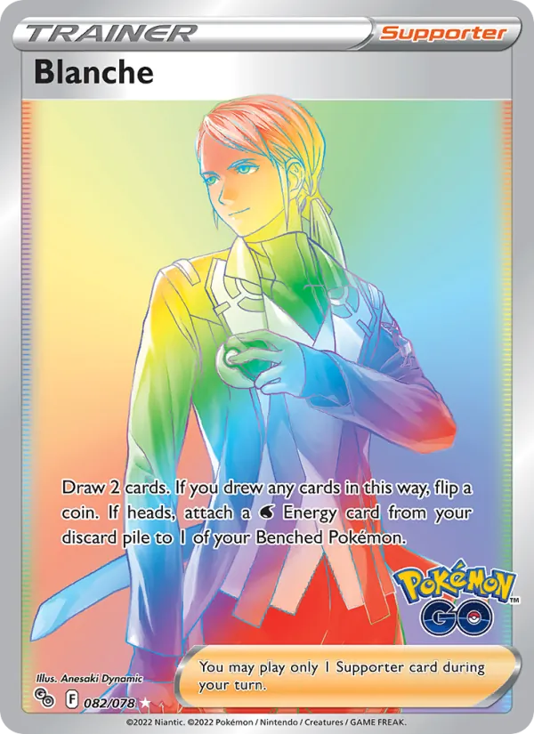 Blanche #082 – Pokémon GO card