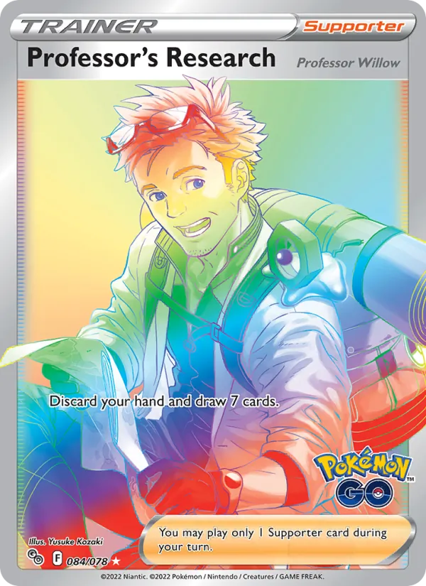Professor's Research #084 – Pokémon GO card