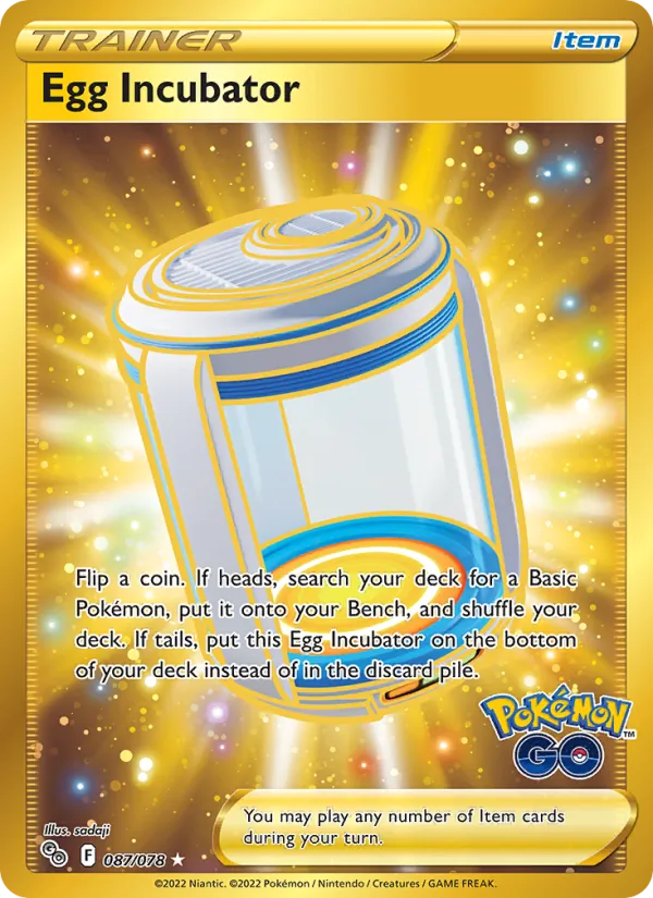 Egg Incubator #087 – Pokémon GO card