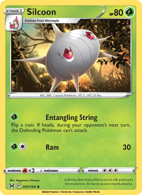 Silcoon #007 – Lost Origin card