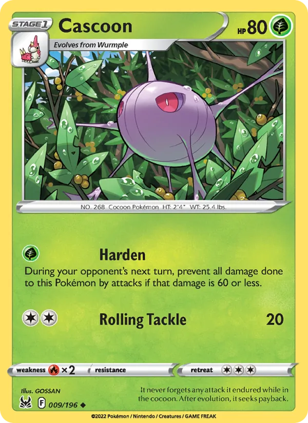 Cascoon #009 – Lost Origin card