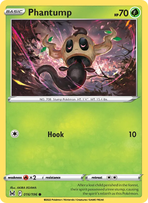 Phantump #016 – Lost Origin card