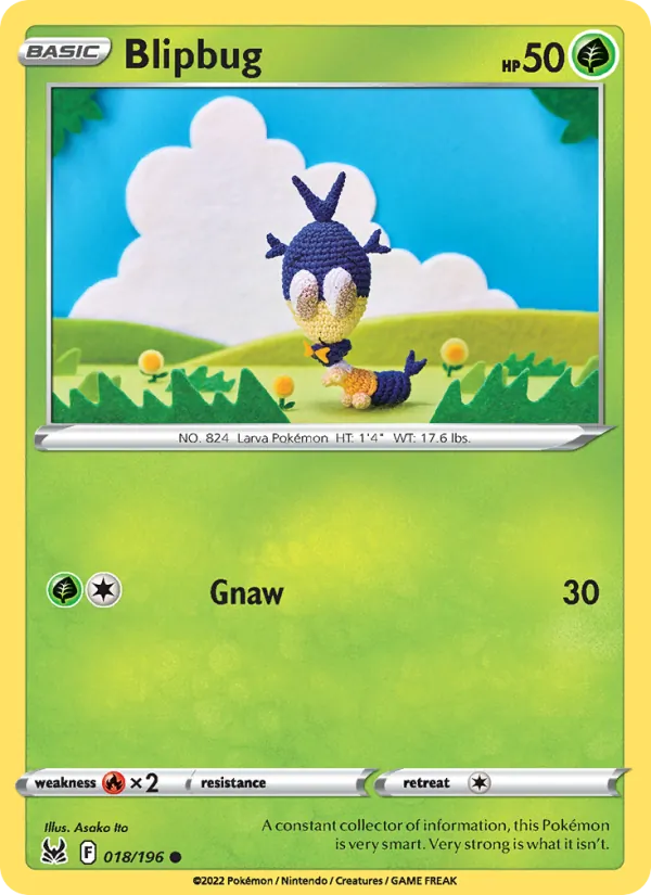 Blipbug #018 – Lost Origin card