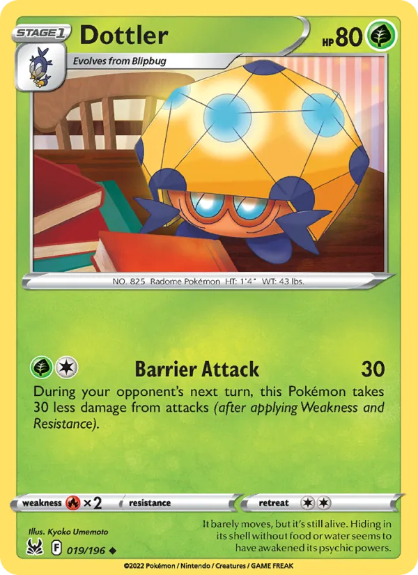 Dottler #019 – Lost Origin card