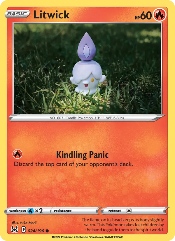 Litwick #024 – Lost Origin card