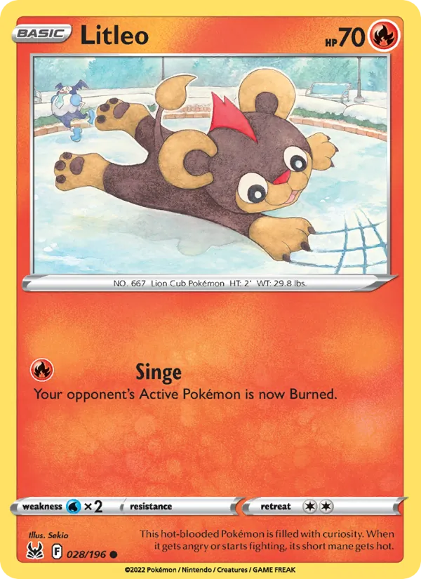 Litleo #028 – Lost Origin card