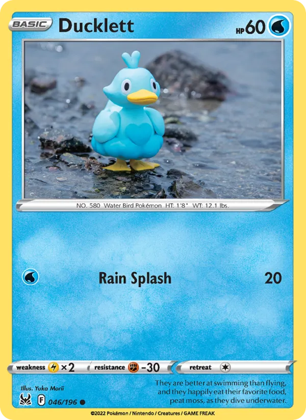 Ducklett #046 – Lost Origin card
