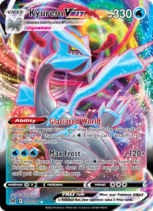 Kyurem VMAX #049 – Lost Origin card