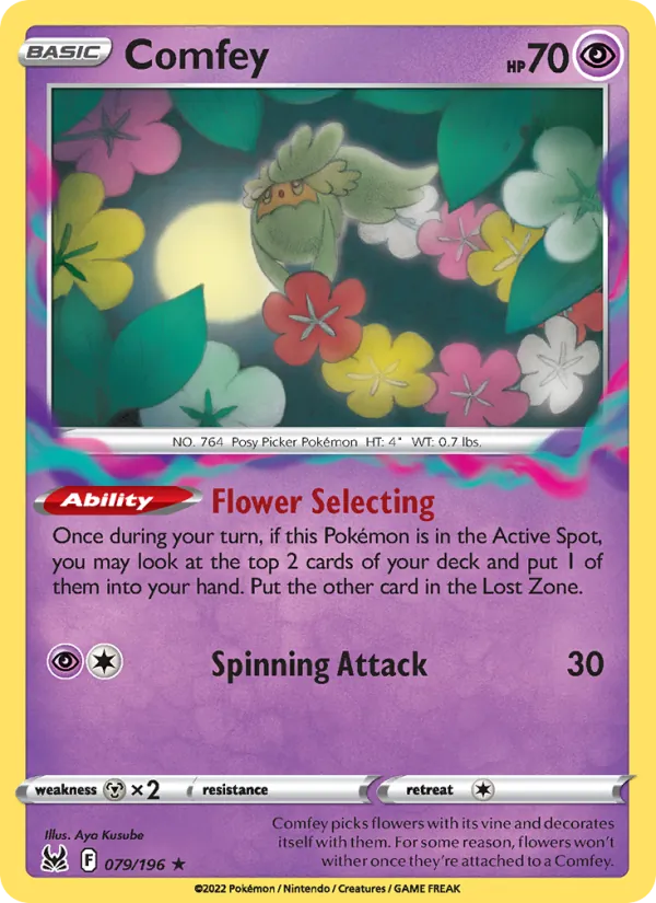 Comfey #079 – Lost Origin card