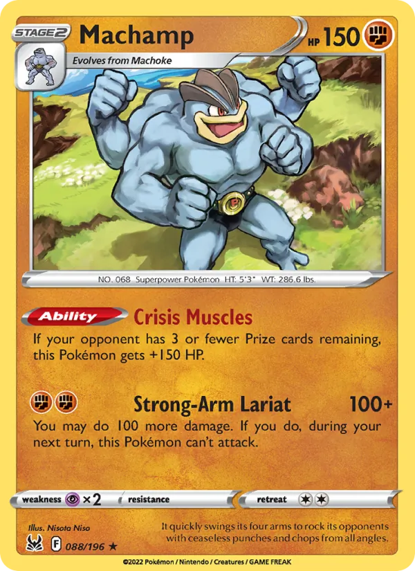 Machamp #088 – Lost Origin card