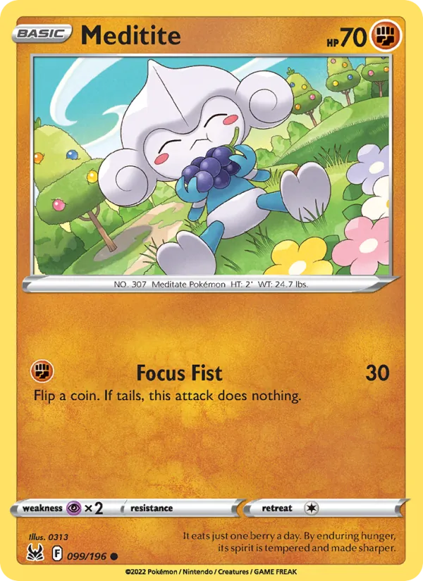 Meditite #099 – Lost Origin card