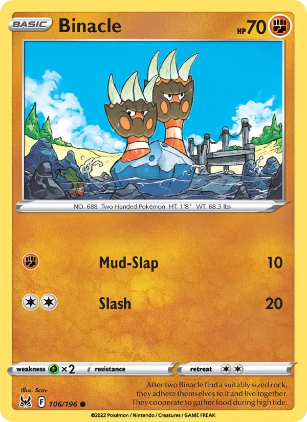 Binacle #106 – Lost Origin card