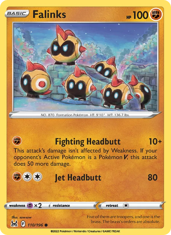 Falinks #110 – Lost Origin card