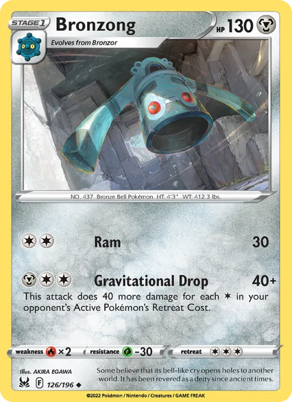 Bronzong #126 – Lost Origin card