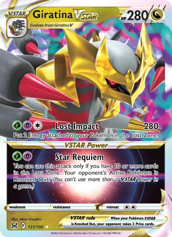 Giratina VSTAR #131 – Lost Origin card