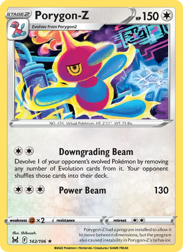 Porygon-Z #142 – Lost Origin card