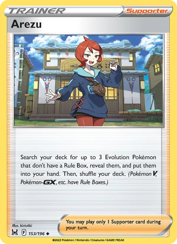 Arezu #153 – Lost Origin card