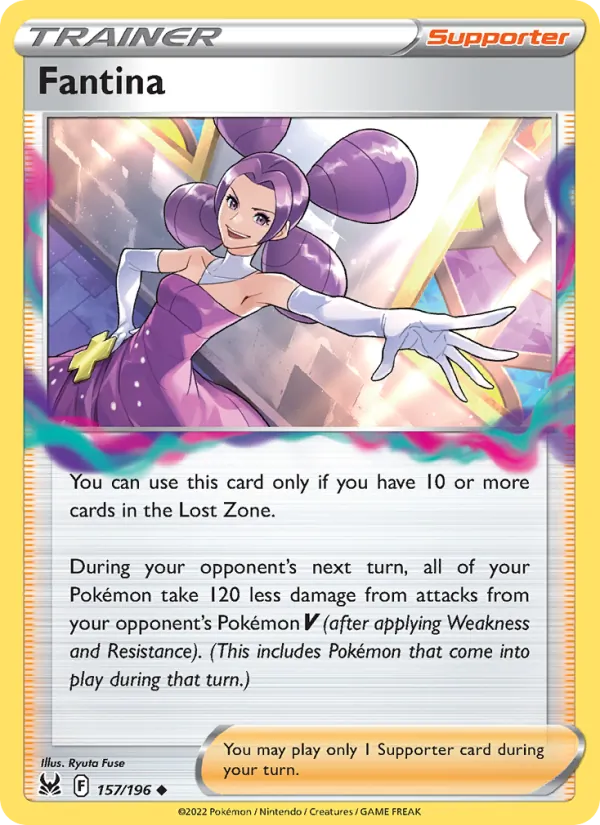 Fantina #157 – Lost Origin card