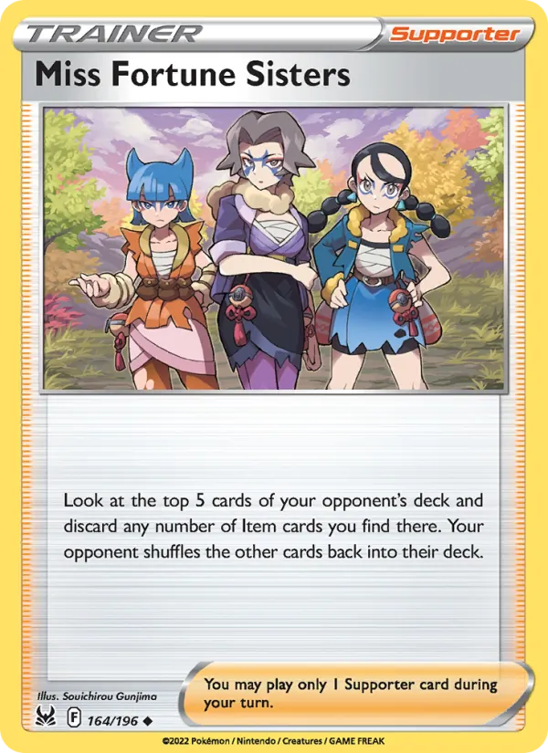 Miss Fortune Sisters #164 – Lost Origin card
