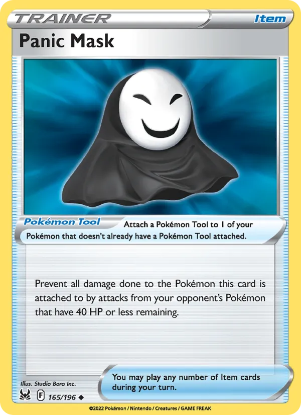 Panic Mask #165 – Lost Origin card