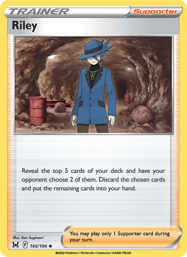 Riley #166 – Lost Origin card