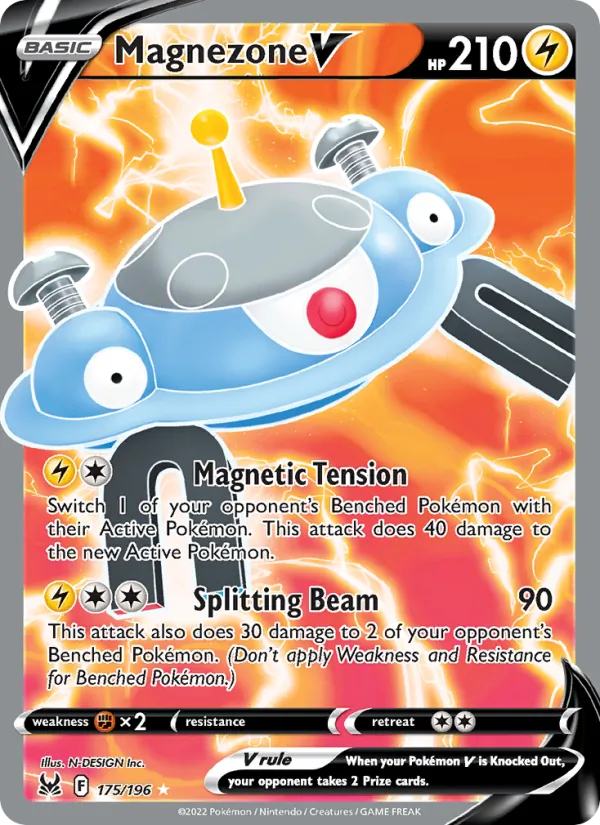Magnezone V #175 – Lost Origin card