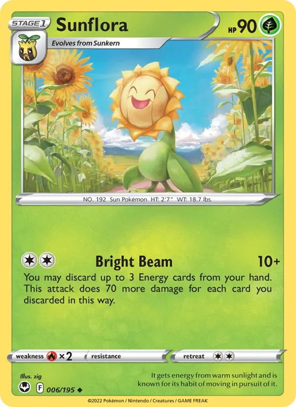 Sunflora #006 – Silver Tempest card