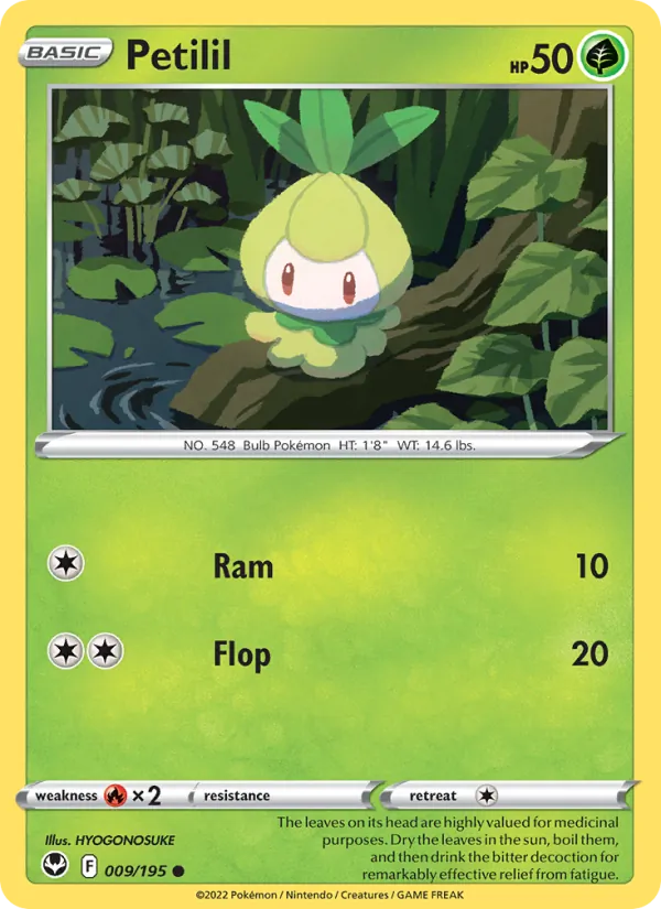 Petilil #009 – Silver Tempest card