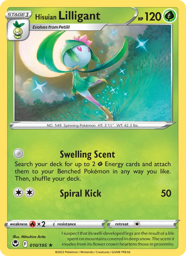 Hisuian Lilligant #010 – Silver Tempest card