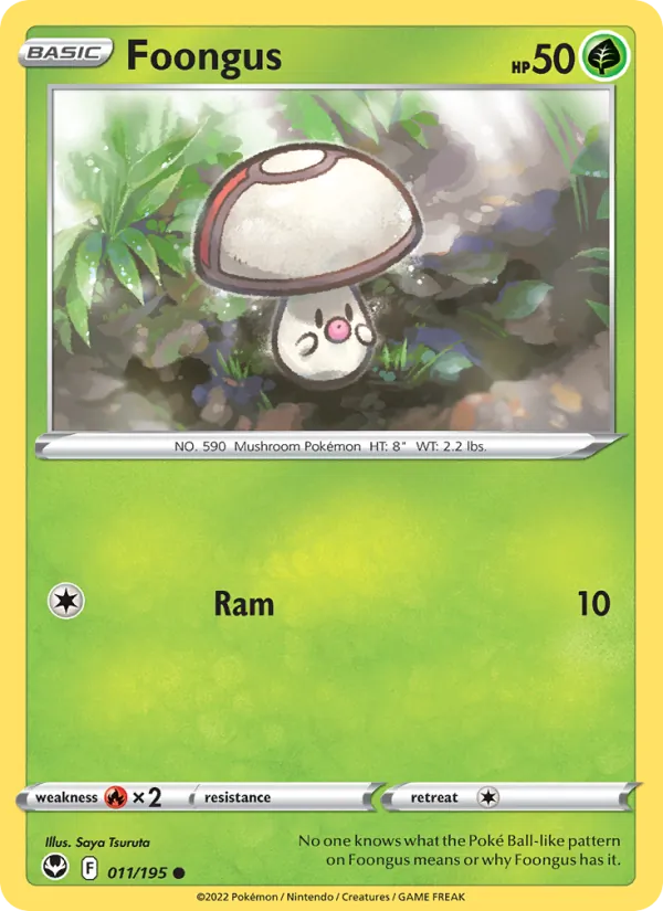 Foongus #011 – Silver Tempest card