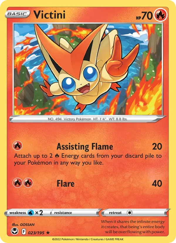 Victini #023 – Silver Tempest card