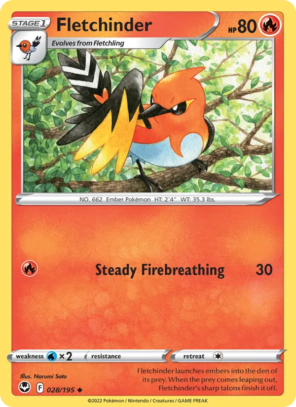 Fletchinder #028 – Silver Tempest card