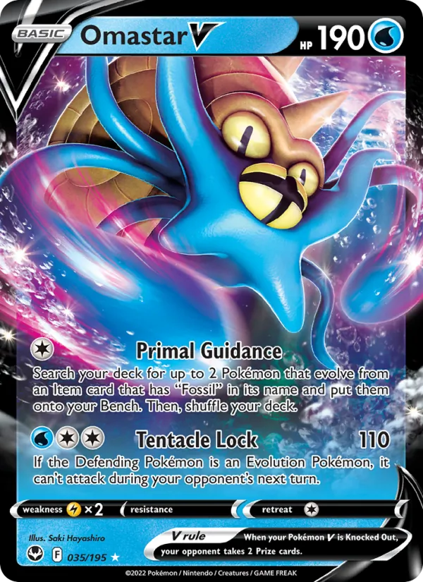 Omastar V #035 – Silver Tempest card