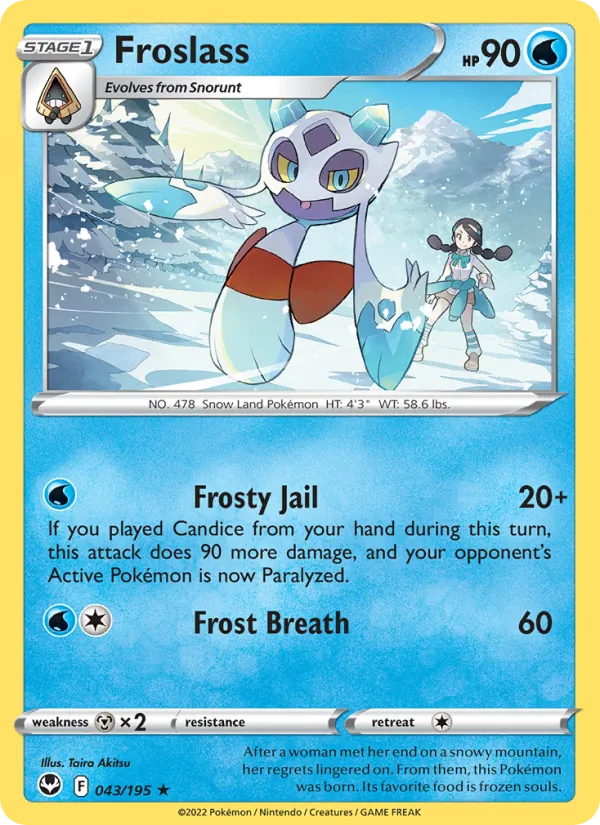 Froslass #043 – Silver Tempest card