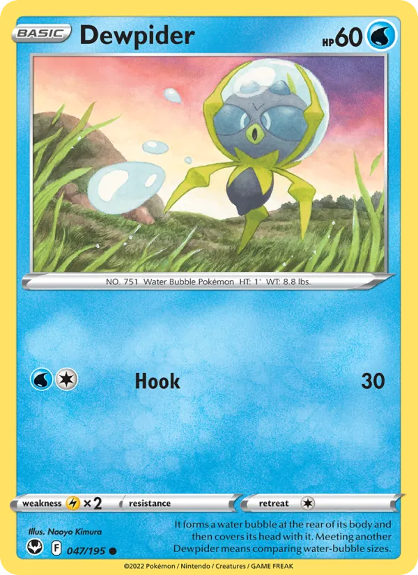 Dewpider #047 – Silver Tempest card