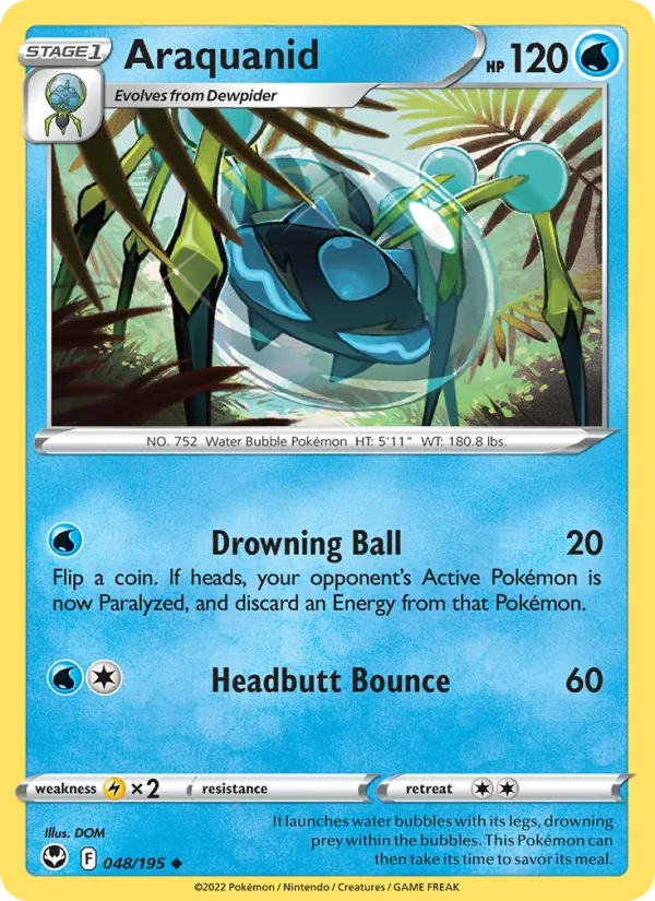Araquanid #048 – Silver Tempest card