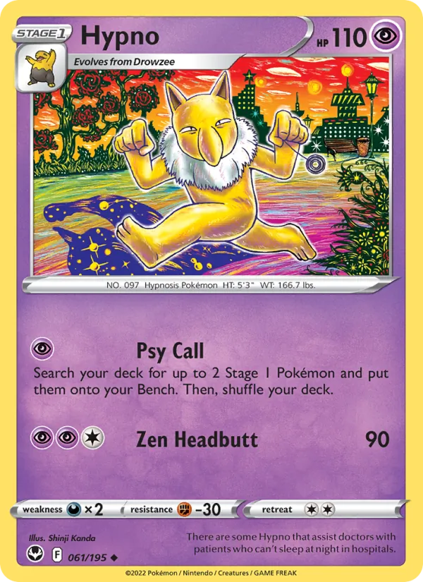 Hypno #061 – Silver Tempest card