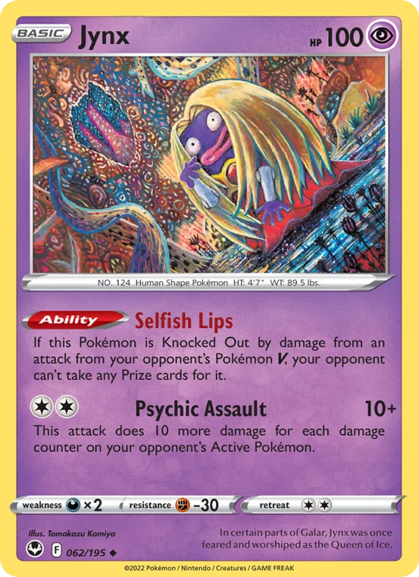 Jynx #062 – Silver Tempest card