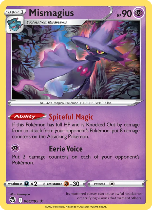 Mismagius #064 – Silver Tempest card