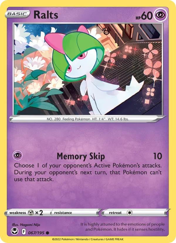 Ralts #067 – Silver Tempest card