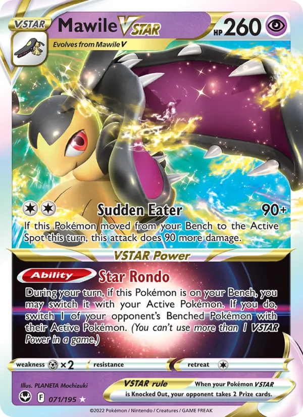 Mawile VSTAR #071 – Silver Tempest card