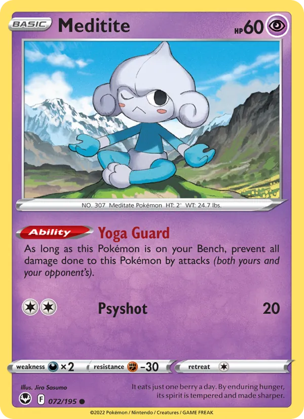 Meditite #072 – Silver Tempest card