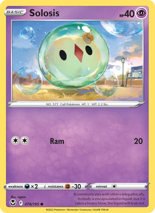 Solosis #076 – Silver Tempest card
