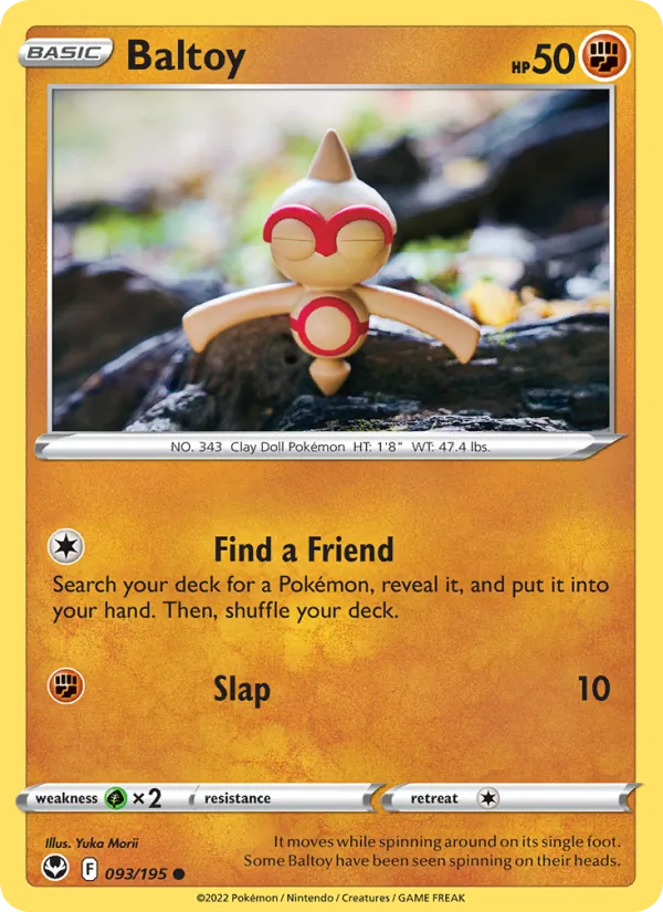 Baltoy #093 – Silver Tempest card