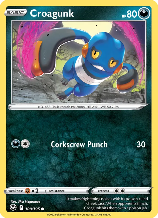 Croagunk #109 – Silver Tempest card